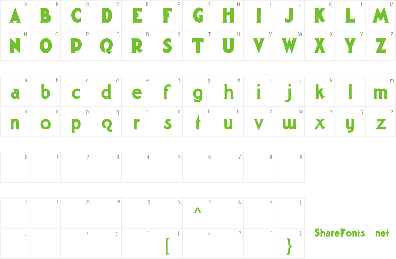 download-free-font-gargantua-demo