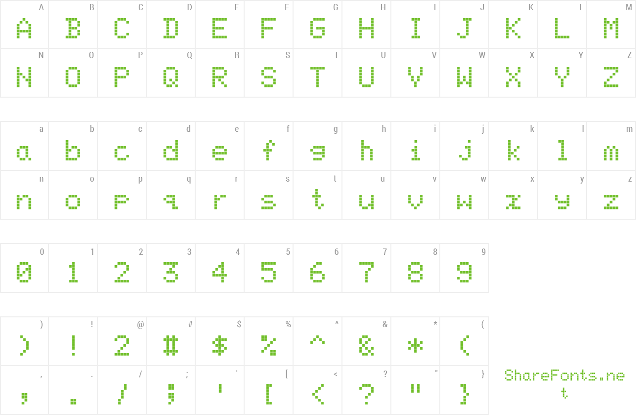 Matrix font style