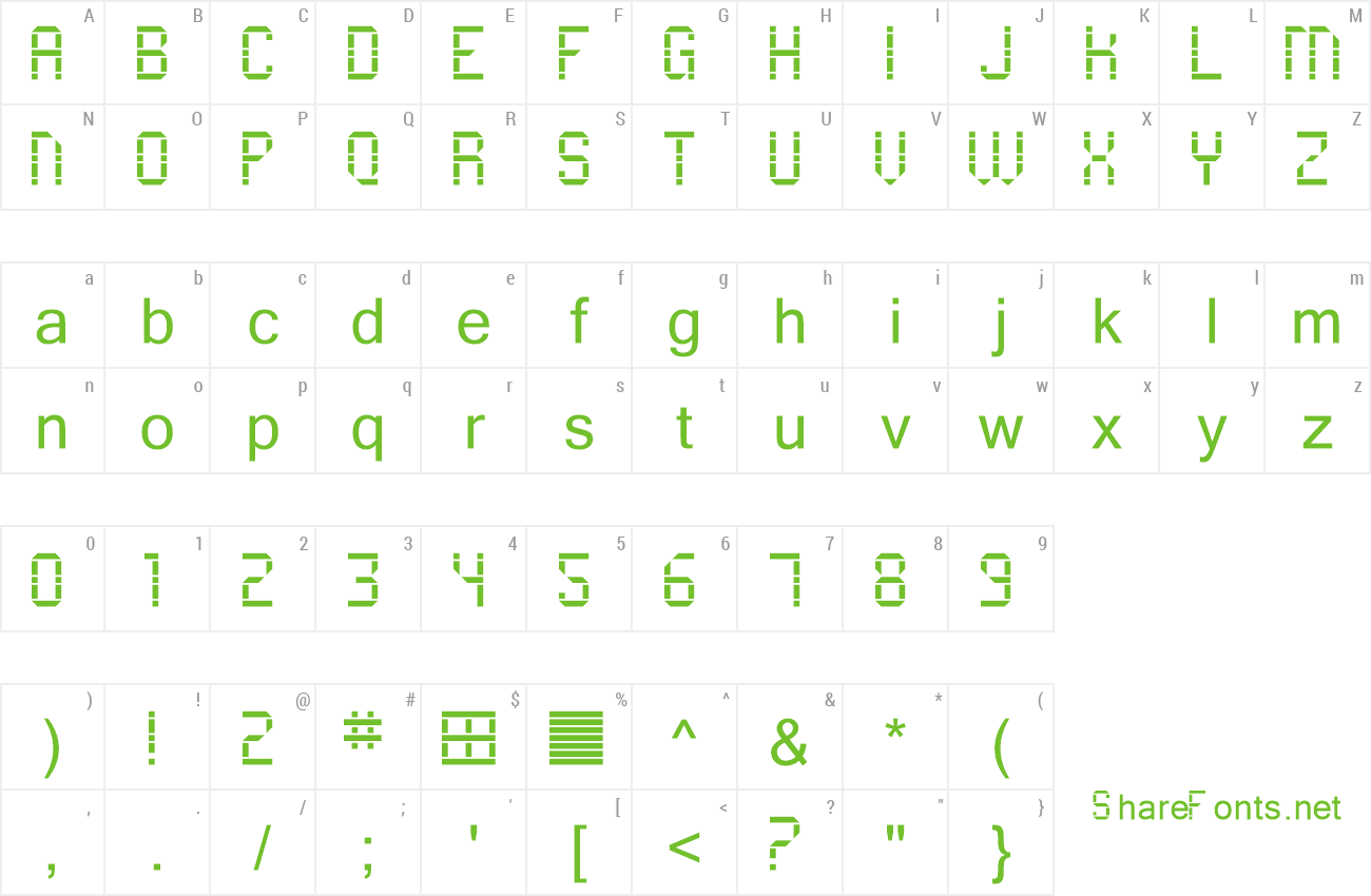 eazydraw font pallet