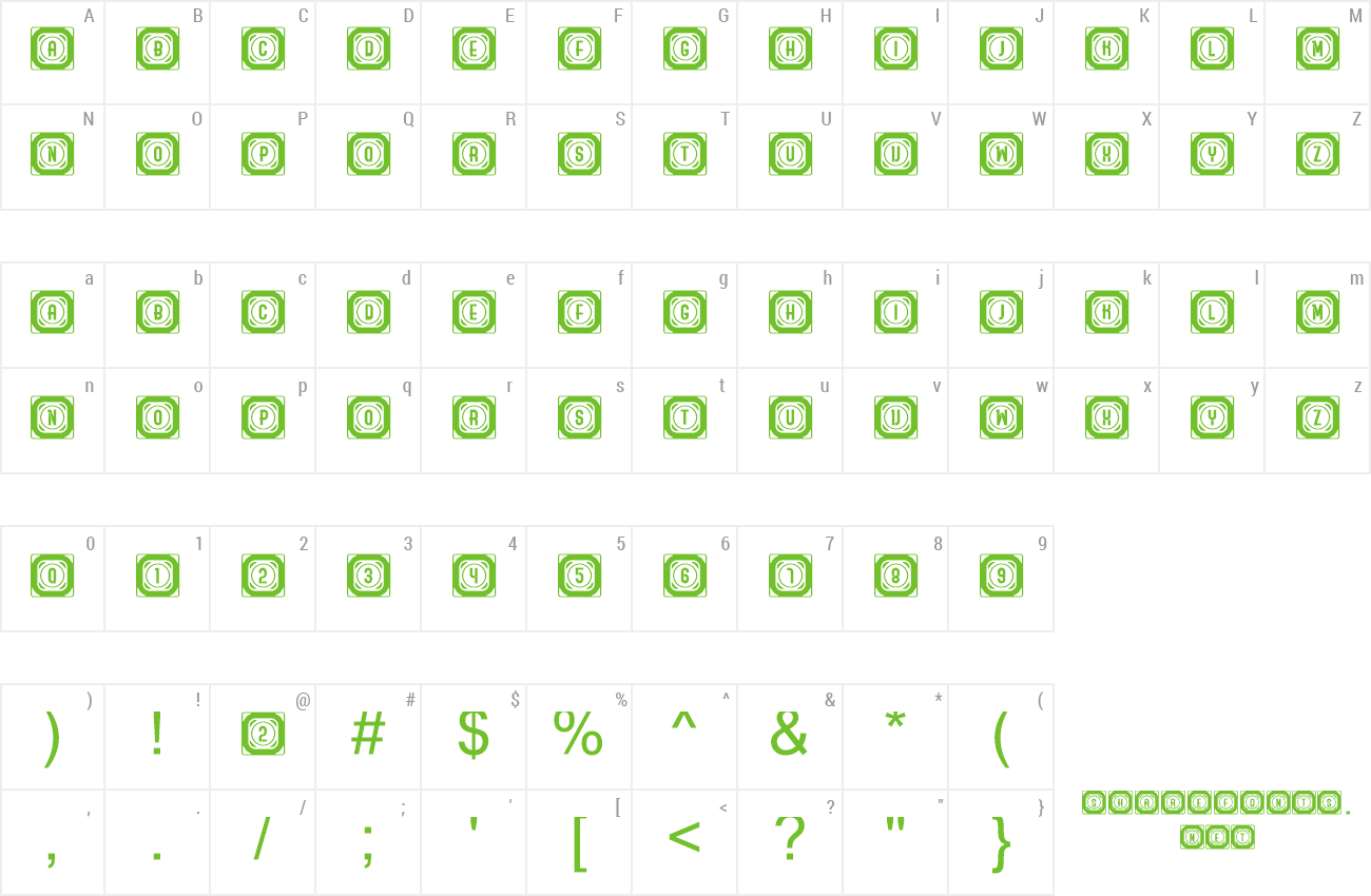 Font Ordinary Capitals preview