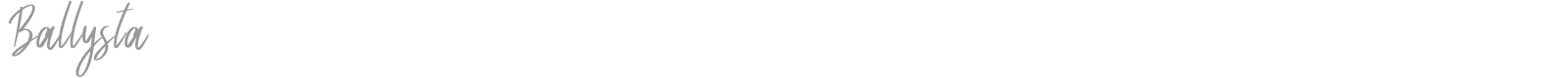 Ballysta font preview