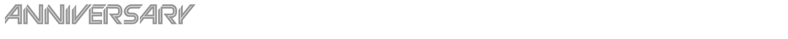 Anniversary font preview
